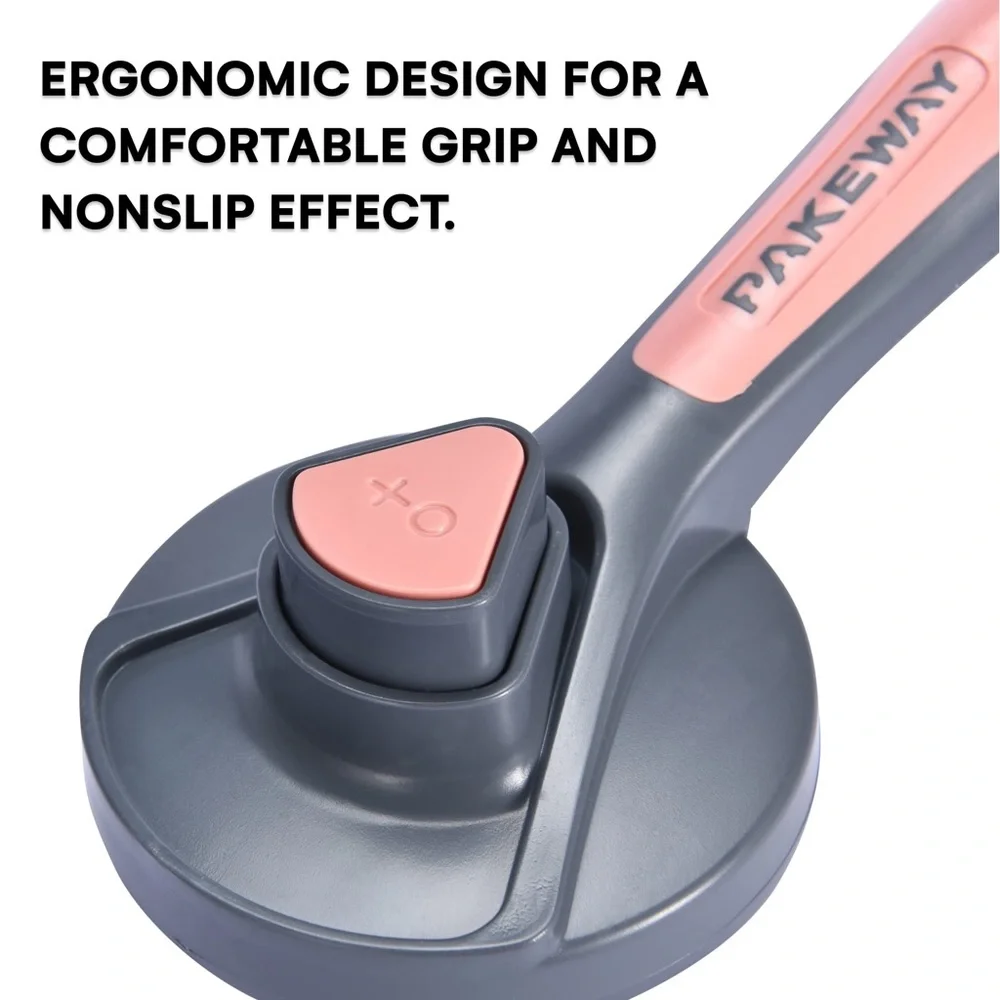 BLACK RHINO Self Cleaning Grooming Pet Brush for Shedding Long or Short Hair